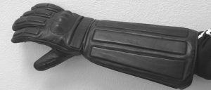 Bit protection glove wrist