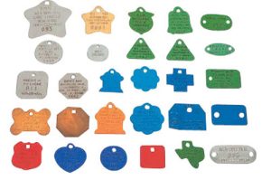 metal licenses, ids and tags